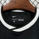 Camisa  corinthians visitante masculina branca e preta 2026