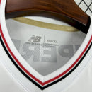 Camisa Sao Paulo tradicional masculina branca 2026