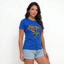 Camiseta Feminina Brasil ✦ Hexa Rio de Janeiro Bandeira | VAI DAR BRASIL