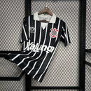 Camisa Corinthians Retro Preto e Branco 1990