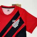 Camisa athletico PR tradicional preta e vermelha  2025