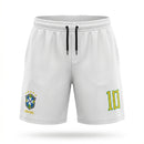 Bermuda Tactel Streetwear Seleção Brasileira Nº10 Masculino | VAI DAR BRASIL