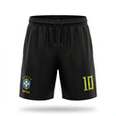 Bermuda Tactel Streetwear Seleção Brasileira Nº10 Masculino | VAI DAR BRASIL