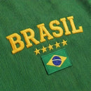 Body Cavado Brasil Bandeira Bordada Ribana Feminino | VAI DAR BRASIL