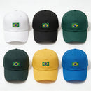 Boné Brasil Bandeira Bordada Aba Curva Unissex Copa 2026 | VAI DAR BRASIL
