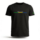 Camisa Masculina BRAZIL Casual Streetwear Algodão | VAI DAR BRASIL
