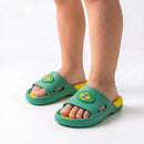 Chinelo Slide Nuvem Infantil Brasil ✦ Bandeira Copa | VAI DAR BRASIL