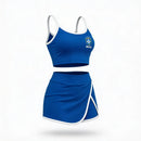 Conjunto Academia Top Cropped Short Saia Brasil Suplex Feminino | VAI DAR BRASIL