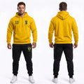 Conjunto Moletom Brasil ✦ Capuz Flanelado Copa | VAI DAR BRASIL