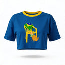 Cropped Oversized Cachorro Caramelo ✦ Bandeira Brasil | VAI DAR BRASIL