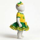 Kit Body Bebê Brasil 3 Peças Body Saia Laço Feminino Infantil | VAI DAR BRASIL