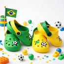 Papete Infantil Brasil ✦ Bola Bandeira Copa do Mundo | VAI DAR BRASIL