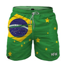 Short Masculino Brasil Dinâmico - Com Bolsos e Leveza Premium | Mantum