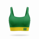 Top Fitness Brasil Performance - Cropped Reforçado com Suporte | Mantum