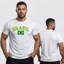 Camiseta Dry Fit Brasil Torcida Masculino Copa 2026 | VAI DAR BRASIL