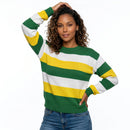 Blusa Tricot Feminino Oversized Manga Longa Cores Brasil Fang | VAI DAR BRASIL