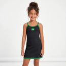 Vestido Infantil Elo Brasileiro - Canelado Conforto Verde e Amarelo | Mantum